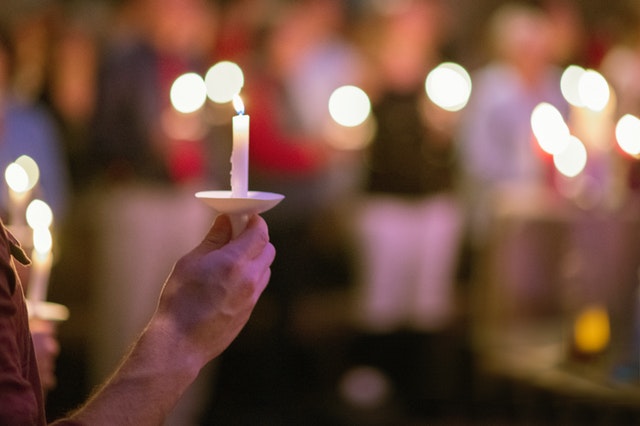 Candelit Midnight Mass