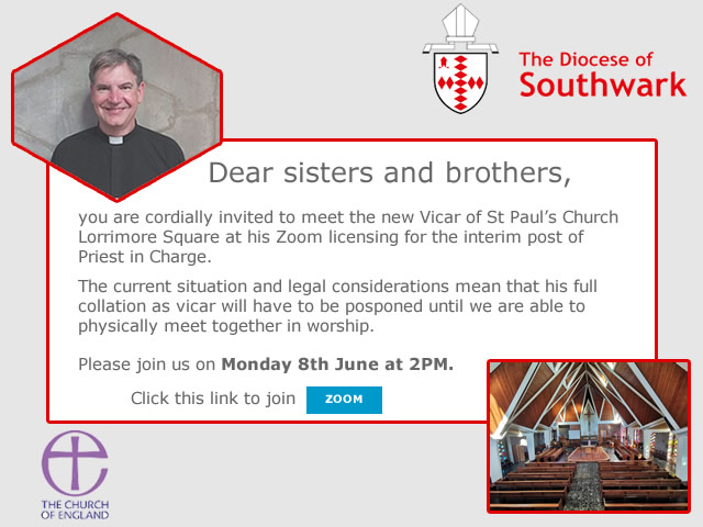 Zoom licensing of Priest in Charge