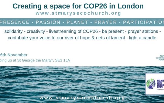 Creating a Space for COP 26 in London