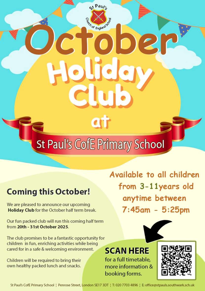 Holiday Club at St Paul's School